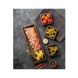 Esci Design Ahşap Kahvaltı Sunum - Sushi Sunum - Kahvaltı Tabağı - Ahşap Sunum Tabağı - Ahşap Kahvaltılık