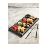 Esci Design Ahşap Sushi Sunum Tabağı - Kahvaltılık Tabak - Kahvaltı Sunum - Tekila Sunum Set - Sunum Tabağı