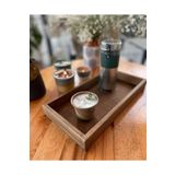 Esci Design Ahşap Tepsi, Kahve Sunum, Sunumluk, Kahvaltı Sunum, Yağdanlık, Mini Organizer