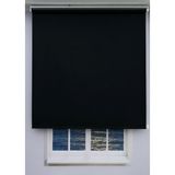 Esdeh Keten Kumaş Düz Stor Perde - 130 x 200 cm - Siyah