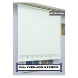 ESDEH LAZER STOR Perde (EKRU-AÇIK KREM) - ULTRA KALIN Stor Kumaşı - 10 CM Lazer Yüksekliği