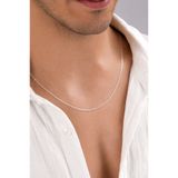 esdika İNCE SİNGAPUR GÜMÜŞ KOLYE ZİNCİR • 925 AYAR GÜMÜŞ • PREMİUM STERLİNG SİLVER • EDGE MİNİMAL SERİSİ