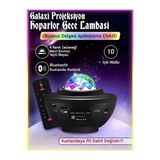 Esdiva Butik Galaksi Projektör Yıldızlı Tavan Lambası, Bluetooth Hoparlör, Okyanus Dalgası Aydınlatma Efekti