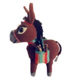 Eşek Karakaçan Amigurumi Organik Oyuncak