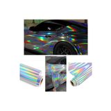 ESEMİZ Hologram Işıkta Yanan Gökkuşağı Rainbow Araç Motosiklet Aksesuar Kaplama Folyosu ( 152cmx2metre )