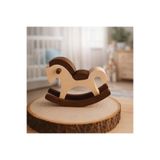 ESEN 3D GARAGE ✨ Dekoratif Ahşap Sallanan At Figürü | Wooden Rocking Horse Decor