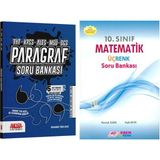 Esen Üçrenk Yayınları 10. Sınıf Matematik ve Ankara Kitap Merkezi Yayınları Paragraf Soru Bankası Seti 2 Kitap
