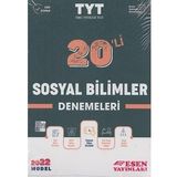Esen Yayınları Tyt 20 Adet Sosyal Bilimler Denemeleri