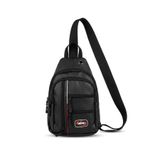 Esence Hediyelik Siyah Suni Deri Modern Çapraz Erkek Bodybag