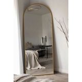 Esenhome DECOR Gold Çerçeveli Oval Boy Aynası 60x180cm - Altın