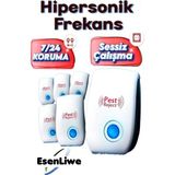 Esenliwe Haşere Fare Sinek Böcek Kovucu Ultrasonik Cihaz Elektrikli Prize Takılır - renk