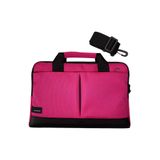 Esepetim Moserini 14''-14.2'' Taban Korumalı, Omuz Askılı Macbook Air-Pro Uyumlu Laptop Çantası (Fuşya)