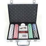 Eser 200'lü Poker Seti Metal Çantalı Profesyonel Oyun Aksesuarları Renkli Çipler