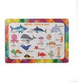 Eser 36 Parça Eğitici Çocuk Puzzle Deniz Canlıları 3+ Yaş Renkli Tasarım ile
