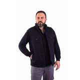ESER - 7-7 Gabardin Polarlı Yelek - Kışlık - Lacivert