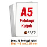 Eser A5 80 Gr 1000 Yaprak Fotokopi Kağıdı