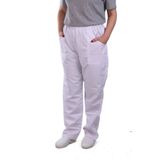 Eser - Alpaka Pantolon - Beli Lastikli - Beyaz