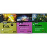 Eser Aydın Yayınları Aydın Ayt Biyoloji+Fizik+Geometri Soru Bankası 3 Lü Set