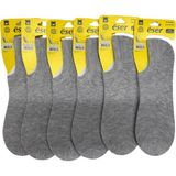 Eser Çorap 6 Çift Erkek Pamuklu Kısa Çorap Gri – Sneakers ve Spor Ayakkabı Çorabı - 40 - 44