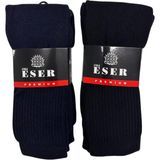 Eser Çorap 6 Çift Unisex Pamuklu Tenis Havlu Sporcu Çorabı – Siyah Lacivert - Cok Renklı - Standart