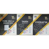 Eser Eis Yayınları 11. Sınıf Türk Dili ve Edebiyatı+Tarih+Coğrafya Soru Bankası