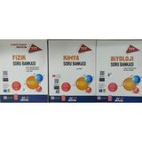 Eser Hız ve Renk Yayınları Tyt Biyoloji+Fizik+Kimya Soru Bankası 3lü Set