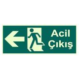 Eser İş Güvenliği Eser - Acil Çıkış Sol (Levha) 30X10
