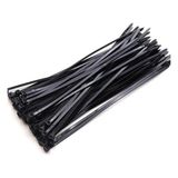 Eser Kelepçe Siyah 100 Adet Plastik Cırt Kelepçe & Kablo Bağı 2.5X150 mm