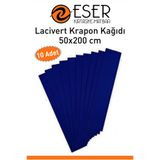 Eser kırtasiye Renkli Krapon Kağıdı 50x200 cm 10 Adet Renkli Grapon Kağıdı Okul Sınıf Etkinlik Okul Öncesi Anaokulu