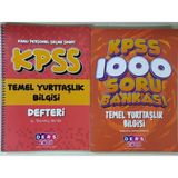 Eser Kpss Temel Yurttaşlık Bilgisi Defteri+Soru Bankası