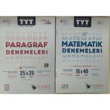 Eser Limit Yayınları Tyt 15'li Matematik Denemeleri+Tyt 25'li Paragraf Denemeleri