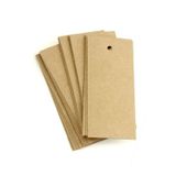Eser Matbaa Kraft Karton Etiket, Sallama Ürün Etiketi Delikli 5X9Cm 1000 Adet