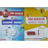 Eser Nartest Yayınevi 8. Sınıf Omage Motivasyon Tüm Dersler 5 Li Deneme+ Yeni Nesil Tüm Dersler 5 Li Deneme