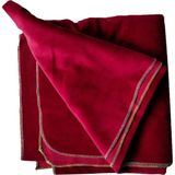 ESER Oyun Masa Örtüsü Kadife 140x140 Bordo