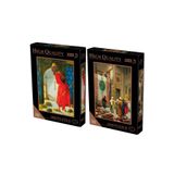 Eser Puzzle 2X1000 Parça 48X68 cm Puzzle Halı Tüccarı / Kaplumbağa Terbiyecisi