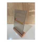 Eser Reklam Pleksi Masa Rezervasyon Standı 10 Adet Cafe Restaurant Düğün Salonu Numaratör Reserved