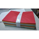 Eser Renkli Davetiye Zarfı 5 Renk 13x18cm 80gr. 100 Adet
