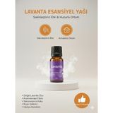 Eser Ticarett Doğal Aromaterapi Esansiyel Koku Yağı 10 ml – Rahatlatıcı ve Huzur Verici Etki - Lavanta