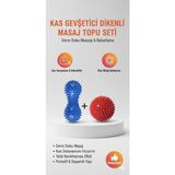 Eser Ticarett Sert Dikenli Masaj Topu Seti (2’li) – Derin Doku & Tetik Nokta Kas Gevşetici, Tüm Vücut Kullanımı
