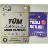 Eser Tonguç Akademi 4. Sınıf Yazılı Notları 2. Dönem 1 ve 2. Yazılı+Tüm Dersler Soru Bankası