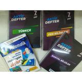 Eser Yanıt Yayınları 7. Sınıf Fen Bilimleri+Sosyal+Türkçe Aktif Defter Çanta Matematik Defter 4lü Set