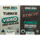 Eser Yediiklim Yayınları 2024 Kpss Atölye Serisi Türkçe Video Ders Notları+Soru Bankası