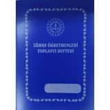 Eser Zümre Öğretmenleri Toplantı Defteri (40 Yaprak 80 Sayfa)
