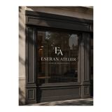 Eseran Print Kişiye Özel İşletme Cam Stickerı – Logo ve Marka Yazısı – Vitrin Kapı Dekorasyonu|40 x 60 cm|