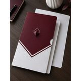 Eseran Print Sunum Dosyası Tek Cepli Selefonlu 300 gr Kuşe Karton Beyaz - 1 - Bordo - Beyaz