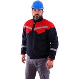 ESERIS Eser - 7-7 Gabardin Içi Polarlı Robalı Mont - Lacivert,kırmızı L