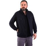 ESERIS Eser - 7-7 Gabardin Polarlı Yelek - Kışlık - Lacivert M