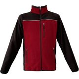 ESERIS Eser - Katyonik Polar - Kırmızı , Siyah - Slim Fit - Siyah - Kırmızı - XL