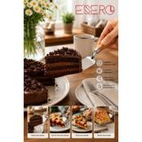 Esero Ahşap Saplı Pasta Servis Küreği 27 cm Kek ve Pasta Servis Spatulası Metal Servis Aparatı