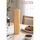 Esero Bambu Karabiber ve Tuz Değirmeni Manuel Baharat Öğütücü 27 cm - Ahşap